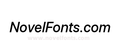 SF Pro Display Medium Italic