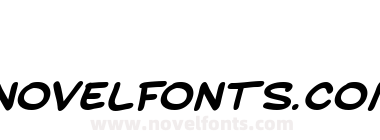 SF Toontime Extended Bold Italic