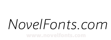 Schnebel Sans Pro Thin Italic
