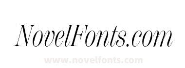 Scotch Display Compressed Light Italic