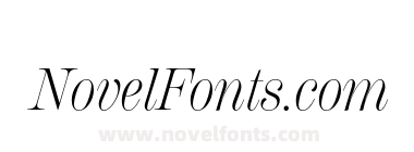 Scotch Display Condensed Light Italic