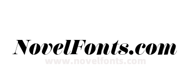Scotch Display Fat Italic