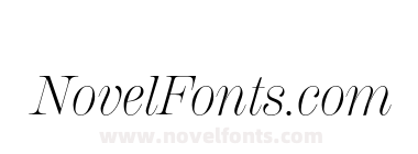 Scotch Display Light Italic