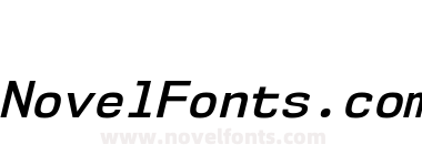 NK57 Monospace Sb Italic
