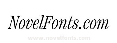 Scotch Text Compressed Light Italic