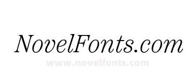 Scotch Text Light Italic