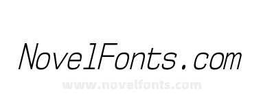 NK57 Monospace Cd Lt Italic