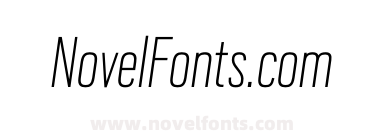 Scout Cond Thin Italic