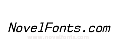 NK57MonospaceScRg-Italic