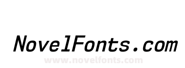 NK57MonospaceScSb-Italic
