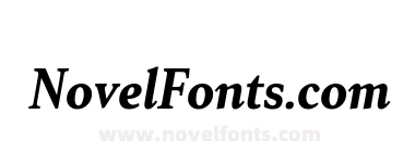 Senlot Serif Cond Black Italic