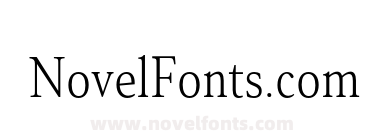 Senlot Serif Cond Thin