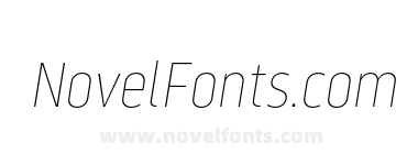 Serca Condensed Thin Italic