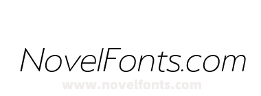 Serenity Extra Light Italic