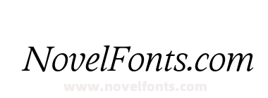 Sibre Light Italic