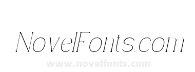 Simply Conception Thin Italic