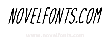 Skinny Things Italic