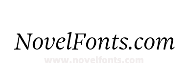 Sole Serif Titling Subhead Light Italic