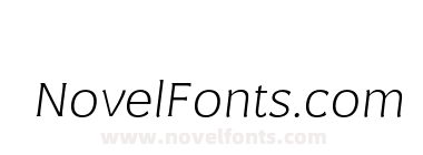 NegaraSerif-HairlineItalic