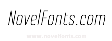Steclo Extra Light Italic