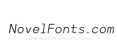 Stroig Light Italic