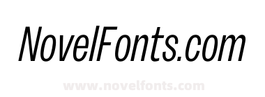 Sundry Condensed W05 Italic