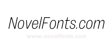 Sundry Narrow W05 Light Italic