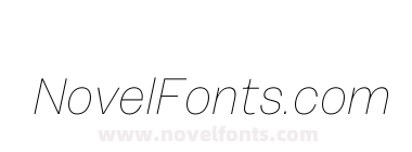 Sundry W05 Thin Italic