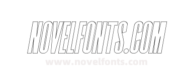 Superline Outline Italic