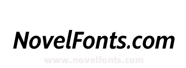 Supra W03 Medium Condensed Italic