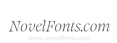 Swear Display Thin Italic