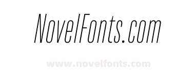 TT Bluescreens Trial Thin Italic