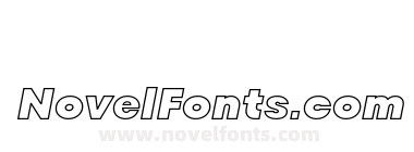 TT Fors Black Outline Trial Italic