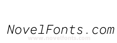 TT Norms Pro Mono Light Italic