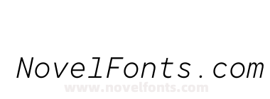 TT Norms Pro Mono Light Italic