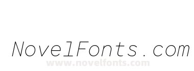 TT Norms Pro Mono Thin Italic