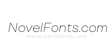 TT Travels Text Trial Thin Italic