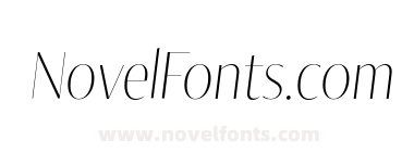 Tabac Big Glam Thin Italic