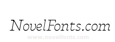 Tarif Extralight Italic