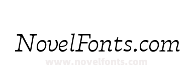 Tarif Light Italic