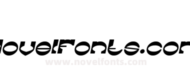 The Machine Gun Bold Italic