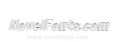 Throwback Italic Outline