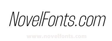 Thunder Extra LightLC Italic