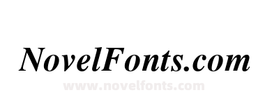 Times Bold Italic