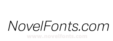 Trada Sans Light Italic