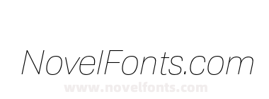 Trada Sans Thin Italic
