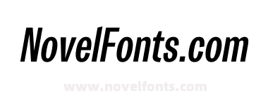 Trivia Gothic C2 Condensed Bold Italic