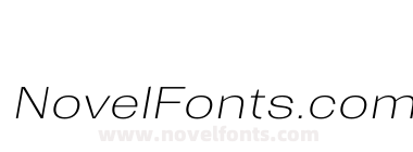 Trivia Gothic E1 Semi exp Thin Italic