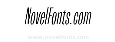 Trivia Gothic U1 Ultra cond Thin Italic