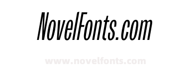 Trivia Gothic U2 Ultra cond Light Italic